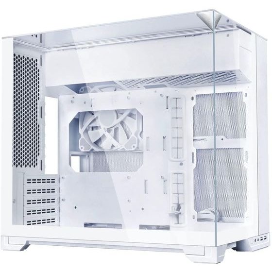 Lian Li O11 Vision-M White - Micro-Atx / Mini-Itx - w/ 140mm Fan - 360mm Aio Support - Pc Case - (G99.O11VMW.00)
