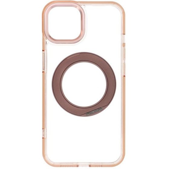 Case For Iphone 13 Frame Circle Stand Compatible With Magsafe Gold OEM