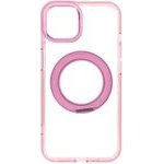 Case For Iphone 13 Frame Circle Stand Compatible With Magsafe Pink OEM