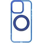 Case For Iphone 13 Pro Frame Circle Stand Compatible With Magsafe Navy Blue OEM
