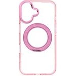 Case For Iphone 16 Frame Circle Stand Compatible With Magsafe Pink OEM