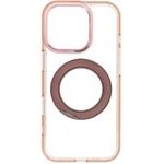 Case For Iphone 16 Pro Frame Circle Stand Compatible With Magsafe Gold OEM