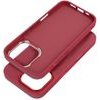 Case For Iphone 18 Pro / 17 Pro Frame Mag Cover Compatible With Magsafe Dark Cherry OEM