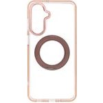 Case For Samsung A17 / A18 Frame Circle Stand Compatible With Magsafe Gold OEM