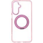 Case For Samsung A17 / A18 Frame Circle Stand Compatible With Magsafe Pink OEM