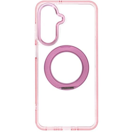 Case For Samsung A17 / A18 Frame Circle Stand Compatible With Magsafe Pink OEM