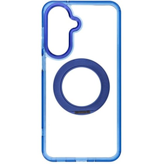 Case For Samsung A27 Frame Circle Stand Compatible With Magsafe Navy Blue OEM