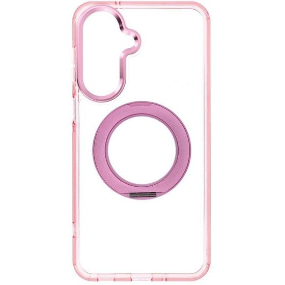 Case For Samsung A27 Frame Circle Stand Compatible With Magsafe Pink OEM