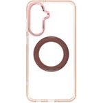 Case For Samsung A36 Frame Circle Stand Compatible With Magsafe Gold OEM