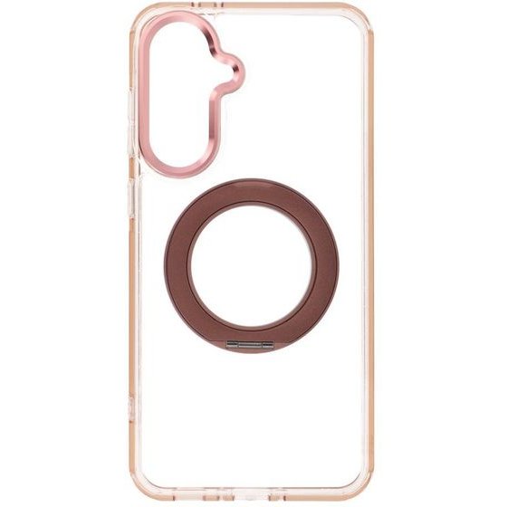 Case For Samsung A36 Frame Circle Stand Compatible With Magsafe Gold OEM