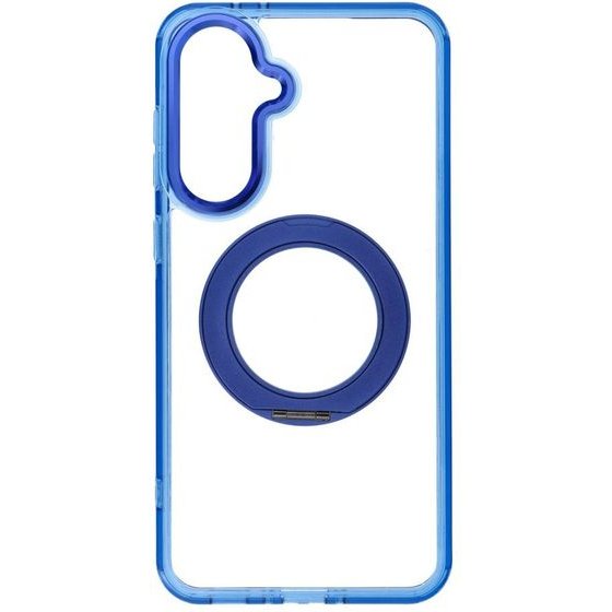 Case For Samsung A36 Frame Circle Stand Compatible With Magsafe Navy Blue OEM