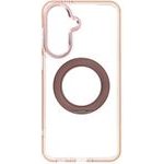 Case For Samsung A37 Frame Circle Stand Compatible With Magsafe Gold OEM