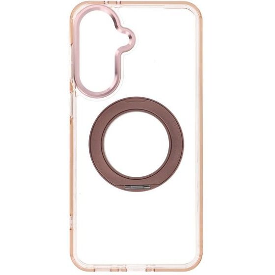 Case For Samsung A37 Frame Circle Stand Compatible With Magsafe Gold OEM