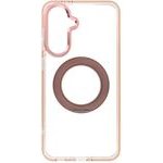 Case For Samsung A56 Frame Circle Stand Compatible With Magsafe Gold OEM