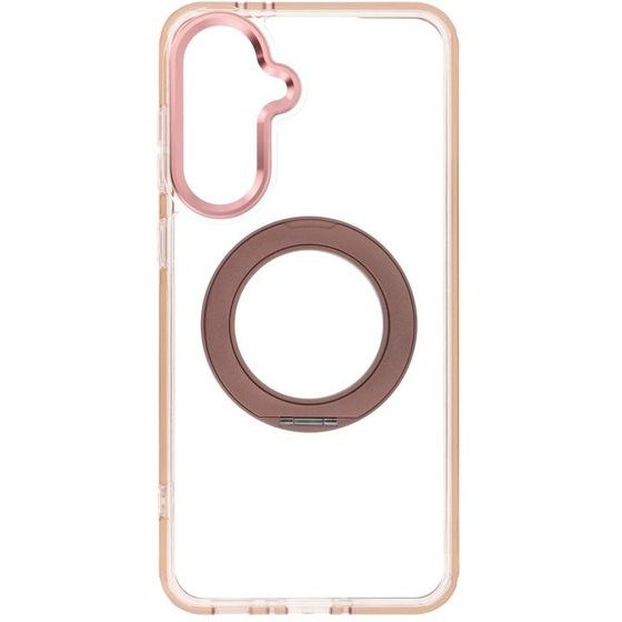 Case For Samsung A56 Frame Circle Stand Compatible With Magsafe Gold OEM