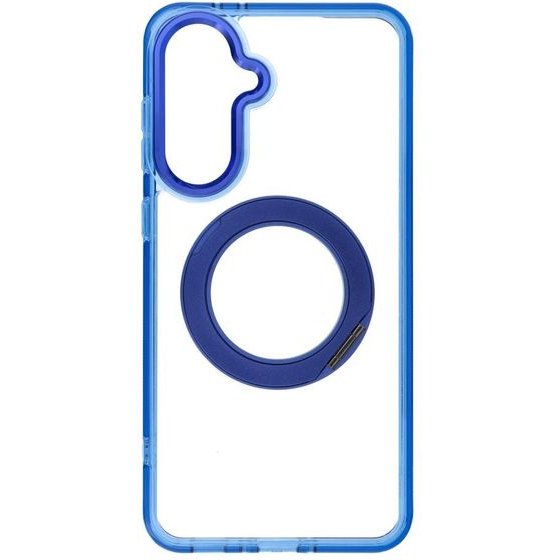 Case For Samsung A56 Frame Circle Stand Compatible With Magsafe Navy Blue OEM