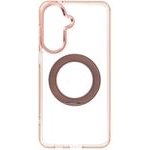 Case For Samsung A57 Frame Circle Stand Compatible With Magsafe Gold OEM