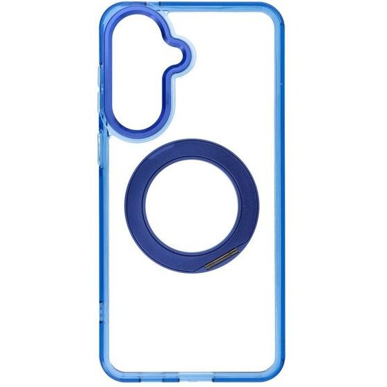 Case For Samsung A57 Frame Circle Stand Compatible With Magsafe Navy Blue OEM