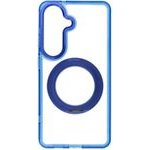 Case For Samsung S26 Frame Circle Stand Compatible With Magsafe Navy Blue OEM