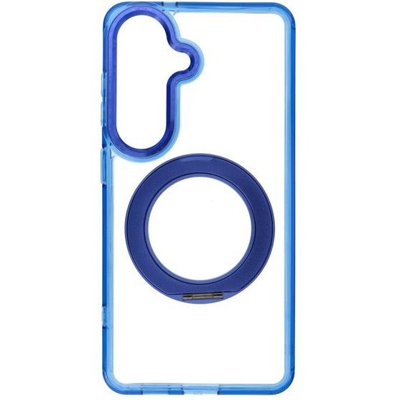 Case For Samsung S26 Frame Circle Stand Compatible With Magsafe Navy Blue OEM