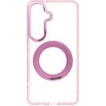Case For Samsung S26 Frame Circle Stand Compatible With Magsafe Pink OEM