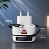 QOLTEC Gan 65W Charger | 5-20V | 3-3.25A | USB-C Pd Pps - (51784)