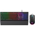 RAMPAGE Fortuna Gaming SET: Keyboard With Mouse Pad And Mouse - (KM-RX7BLACK)