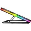 RAMPAGE Gaming Glacier Laptop Cooling Stand Black - (GLACIERS50)