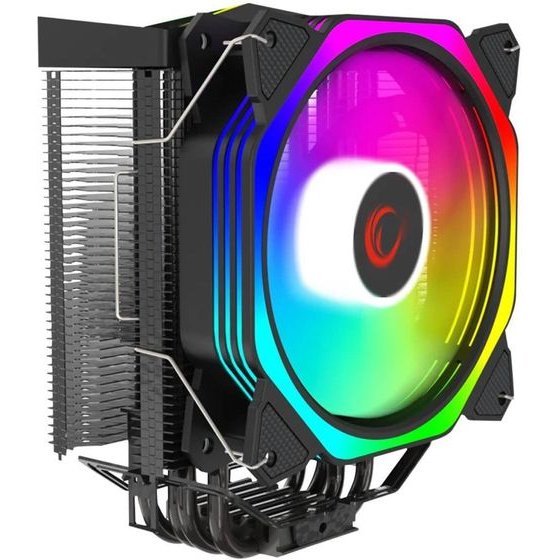 RAMPAGE Octagon C50 Cpu Cooler Black - (OCTAGONC50-BLACK)
