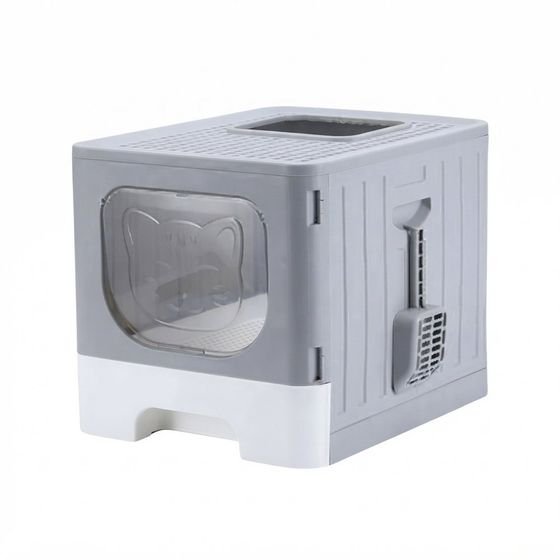 Jocca Foldable Cat Litter Box Grey - (J-2889)