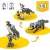 Lego Creator 3 In 1 Forest Animals: Gray Wolf - (31393)
