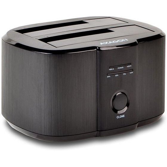 Axagon ADSA-Sc USB-C 3.2 GEN1 - 2X Sata 6G Clone Dual Hdd Dock Station ASMEDIA, ALU