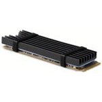 Axagon CLR-M2L6 Passive - M.2 SSD, 80MM SSD, Alu BODY, Silicone Thermal PADS, Height 6MM
