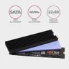 Axagon CLR-M2L6 Passive - M.2 SSD, 80MM SSD, Alu BODY, Silicone Thermal PADS, Height 6MM