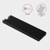 Axagon CLR-M2L6 Passive - M.2 SSD, 80MM SSD, Alu BODY, Silicone Thermal PADS, Height 6MM