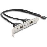 DeLock ����� ��������� Usb 9pIn �� 2x Usb 2.0 480MBps - (91800)