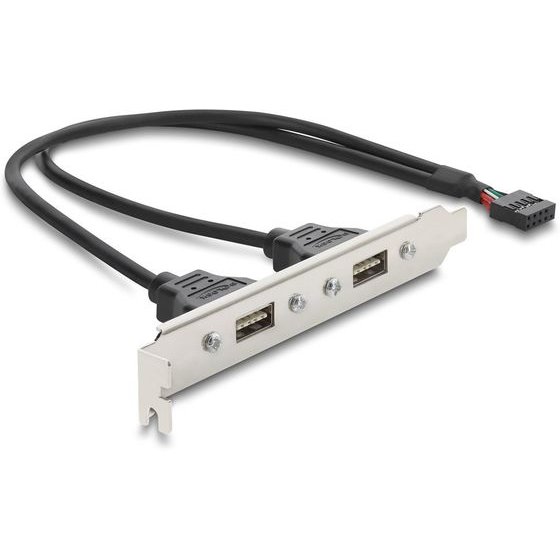 DeLock ����� ��������� Usb 9pIn �� 2x Usb 2.0 480MBps - (91800)