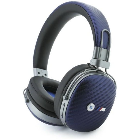 BMW Sluchawki Nauszne Carbon Metal Parts And Logos Bluetooth Enc Granatowy - (BMBHPH072PLAV)