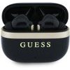 Guess Earphones Tws Glossy Gold Lineprinted Classic Logo Black - (GUTWSN2HGGSK)