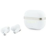Guess Earphones Tws Glossy Gold Lineprinted Classic Logo White - (GUTWSN2HGGSH)
