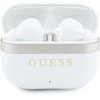 Guess Earphones Tws Glossy Gold Lineprinted Classic Logo White - (GUTWSN2HGGSH)