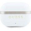 Guess Earphones Tws Glossy Gold Lineprinted Classic Logo White - (GUTWSN2HGGSH)