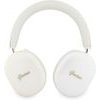 Guess Headphones Metallic Effect Metal Script Logo Bluetooth Enc Beige - (GUBHP10HMBSE)