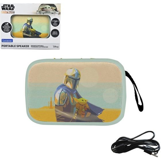 Lexibook Disney: Star Wars The Mandalorian - Portable Speaker (25.BT018SW)