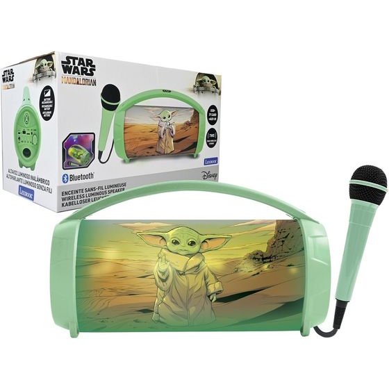 Lexibook Disney: Star Wars The Mandalorian - Wireless Speaker With Microphone (25.BTP585SWZ)