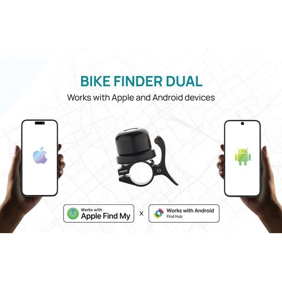 Xd Design Xd Connects Bike Finder Dual Bike Bell With Tracker - Apple & Android Find (IPX6) - (P301.1401)