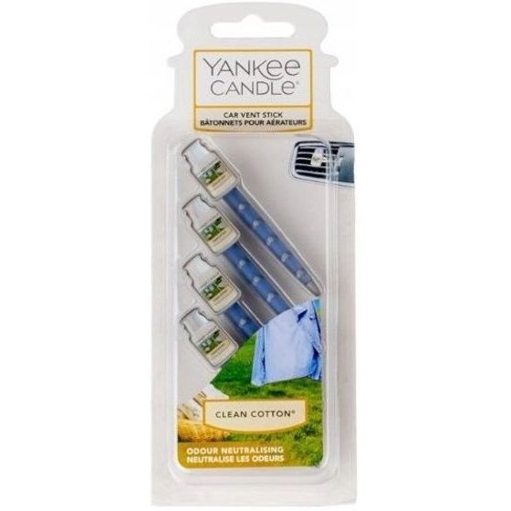 Yankee Home Vent Stick Clean Cotton Yankee Scented Air Freshener - (2244835)