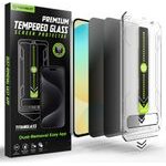 Techsuit - [Fingerprint Unlock Compatible] Titanglass Crystalhd (2 pack) - Samsung Galaxy S24 Fe / A56 5G - Privacy