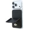 LACOSTE Pvc Blend Monogram Petit Pique Magsafe Wallet With Stand Brown - (LCWMCS6PBSW)