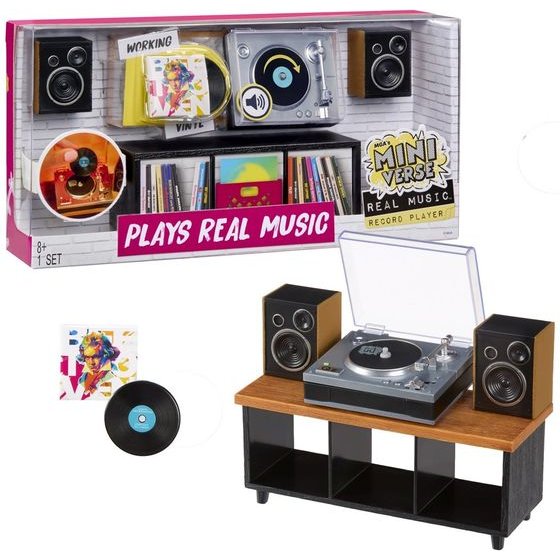 Mgas Miniverse: Real Music - Record Player - Plays Real Music (254249)